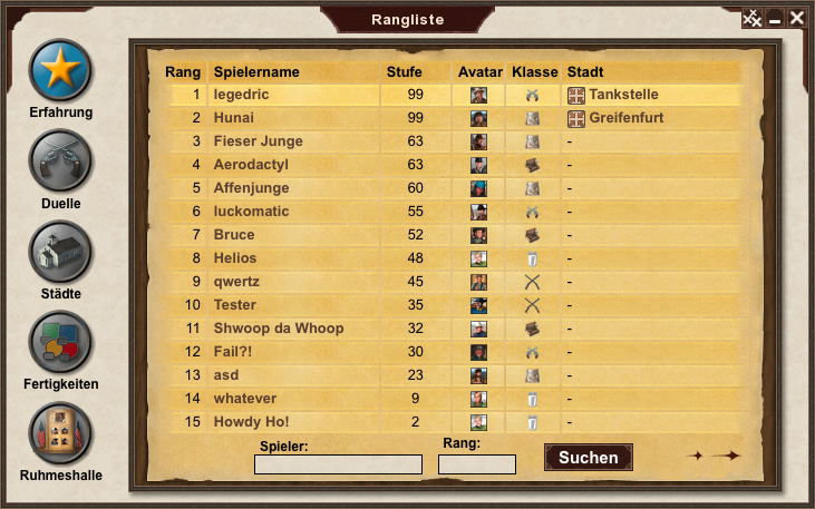 new ranking interface (click to raise)